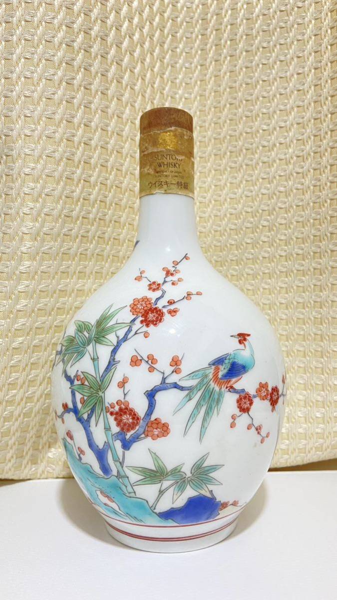 SUNTORY 未開栓サントリー ウイスキーエクセレンス 有田焼 陶器ボトル