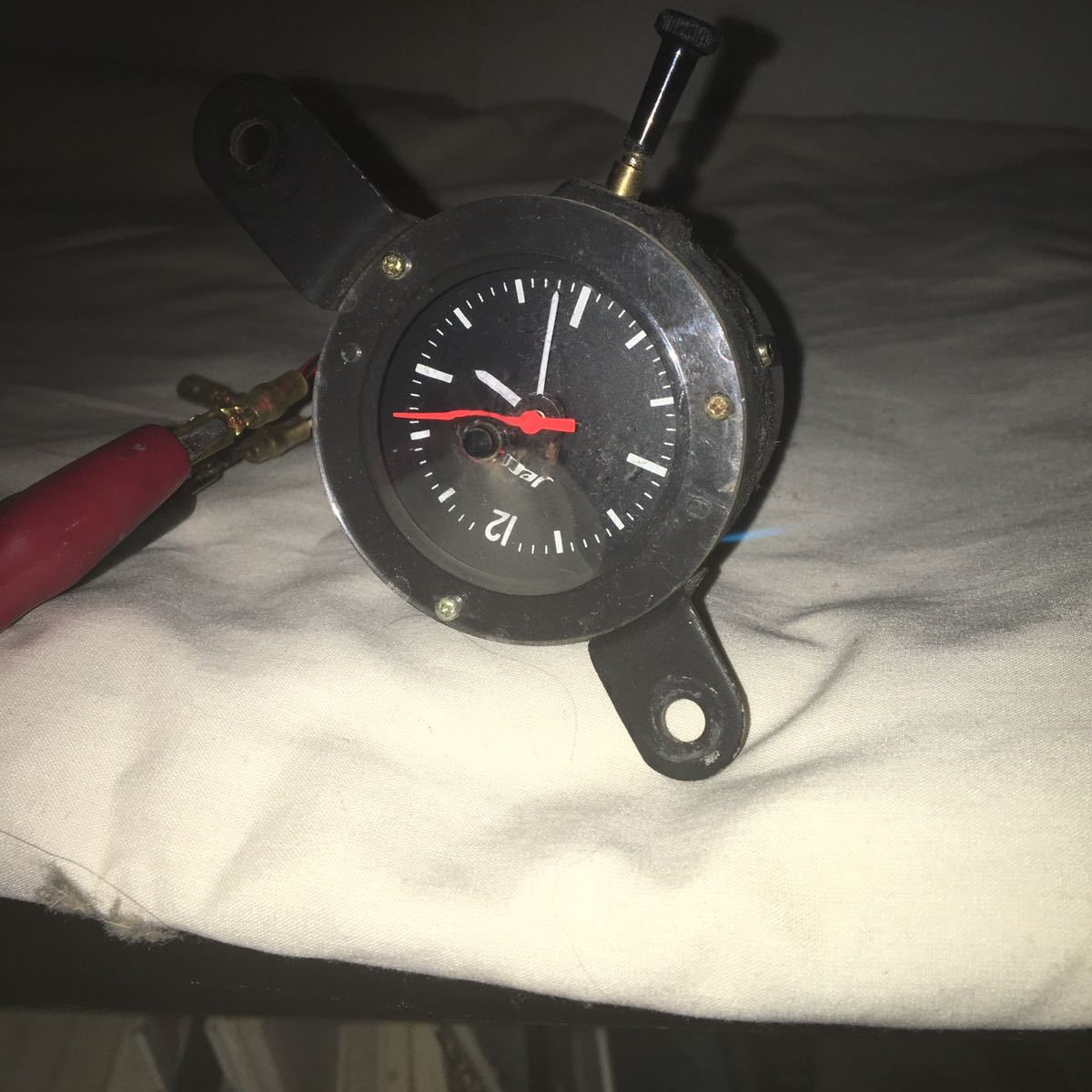 旧車 当時物 時計 Jeco 作動品 auto clock照明LEDに交換ずみ 格安 