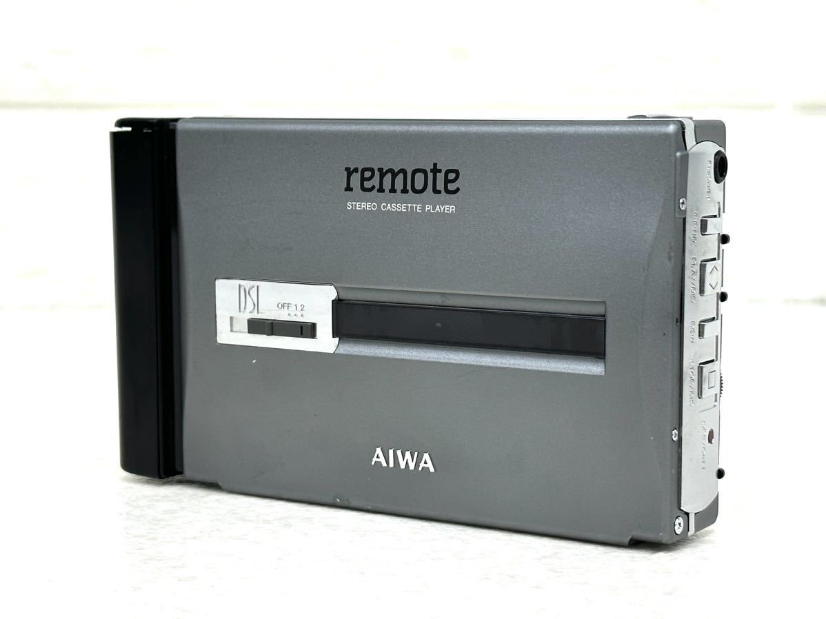 AIWA HS-PL35 カセットプレイヤー remote アイワ【関連】→カセット