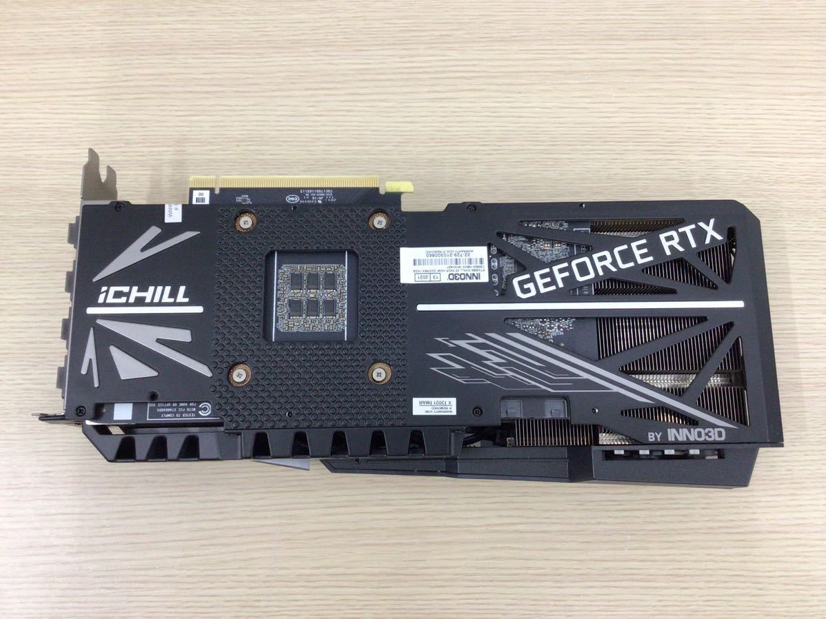 Inno3D iCHILL GEFORCE RTX 3080 本体 ジャンク品 ◇ 中古 ◇ INNO3D GEFORCE RTX 3080 ICHILL X3 グラフィックボード