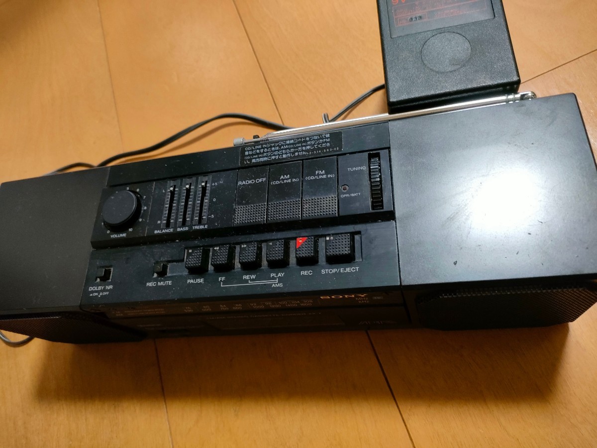 昭和レトロ】ソニー ラジカセ SONY CFS-450 ジャンク品 SONY ソニー