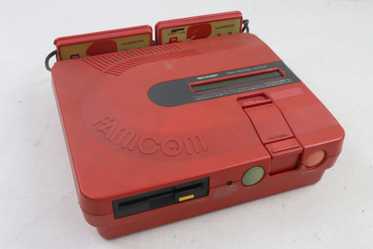 シャープ ツインファミコン 本体 AN-500B 箱付き SHARP AN-500R シャープ ツインファミコン ゲーム 本体 据え置き機