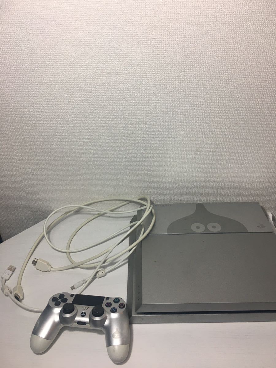 PS4本体 ドラゴンクエスト メタルスライム エディション CUH-1100A プレイステーション4 プレステ4 動作確認済み　電源コードなし