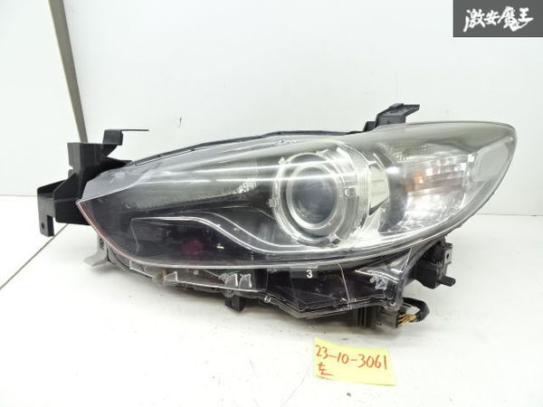 マツダ 純正 GJ2FP GJ2FW アテンザ HID ヘッドライト ランプ 左 左側 助手席側 KOITO 100-41941 HID デイライト点灯OK 訳有品 即納 棚14-3