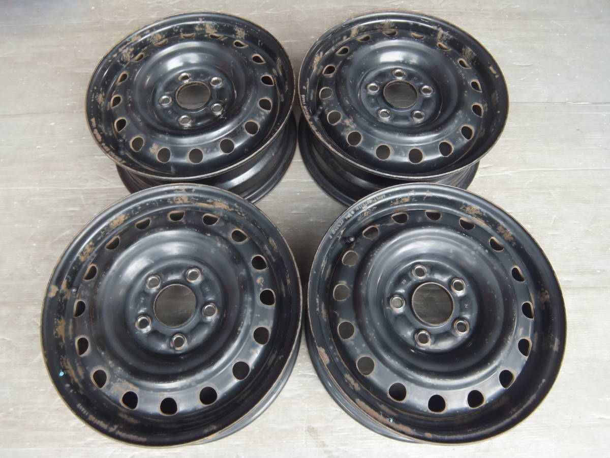 安い，人気セール 【日産】25.26セレナ 純正スチールホイール 15x5.5J 5-114.3 +45 ハブ66☆4本セット 31004-10 検)30ラフェスタ