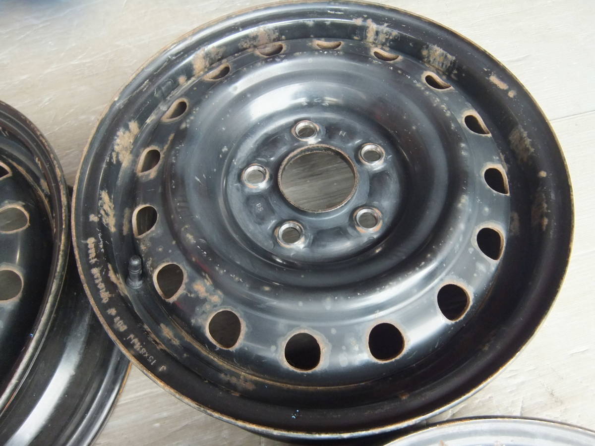 安い，人気セール 【日産】25.26セレナ 純正スチールホイール 15x5.5J 5-114.3 +45 ハブ66☆4本セット 31004-10 検)30ラフェスタ