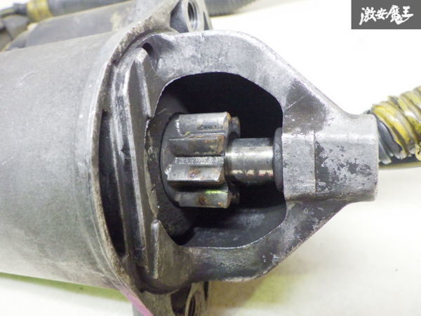 保証付 三菱 純正 Z16A GTO にて使用 セルモーター セルスターター モーター スターター ハーネス付 M1T7 2583 Z16A - リビルト スターターモーターポイントアップ中 MD309471 「三菱