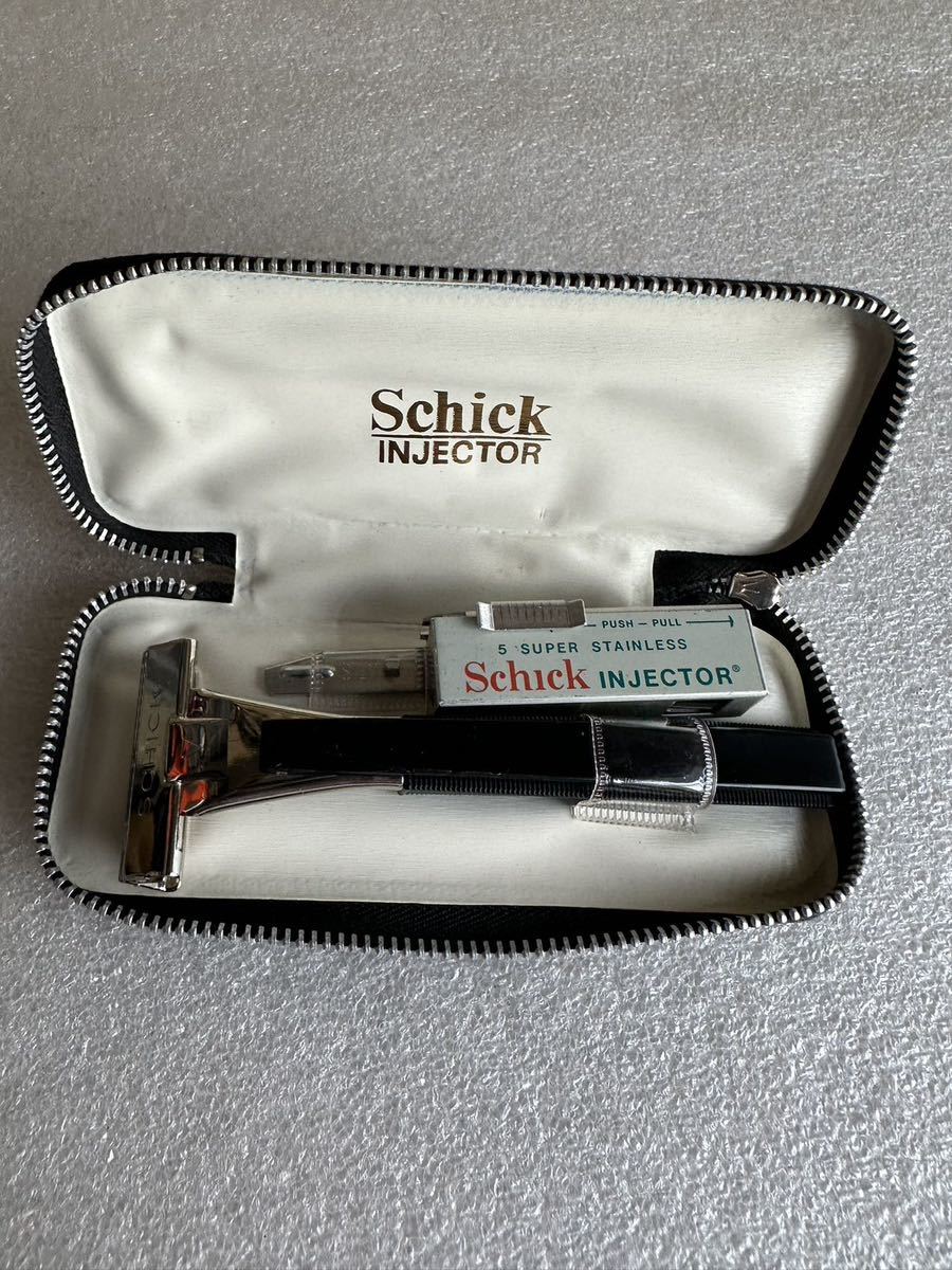 中古 うまし 昭和 レトロ SCHICK インジェクター ケース のみ 売買され 