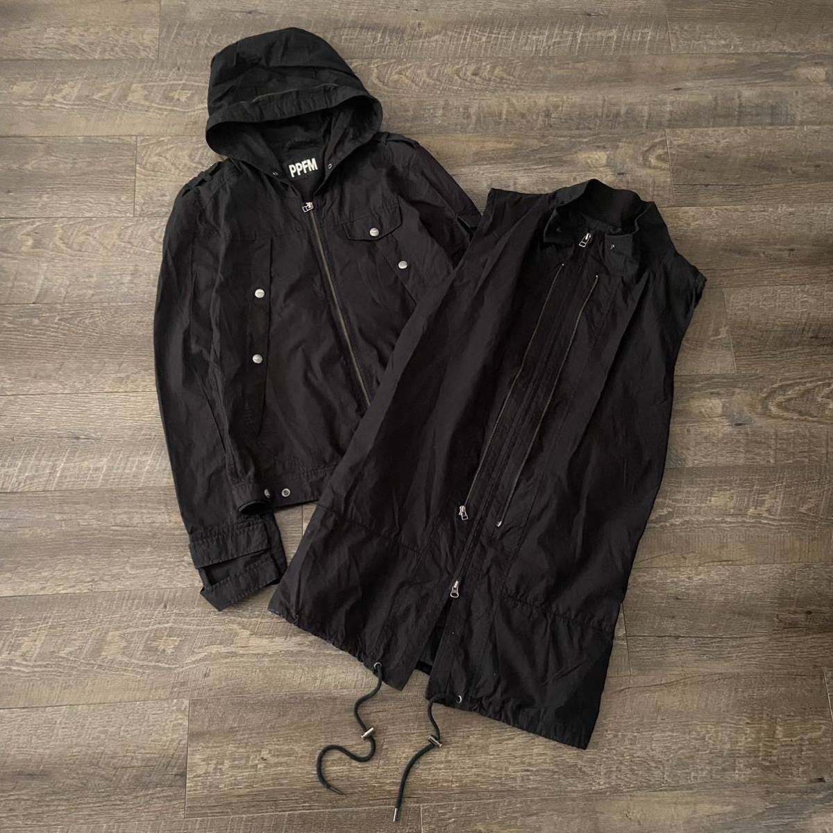 Rare archive 00s PPFM peyton place for men 3way gimmick mods coat 