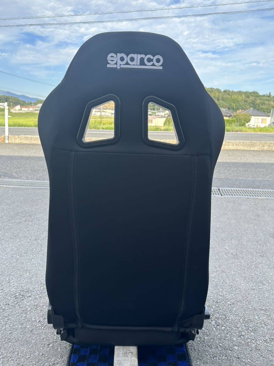 スパルコ セミバケットシート R100J 青／黒_3