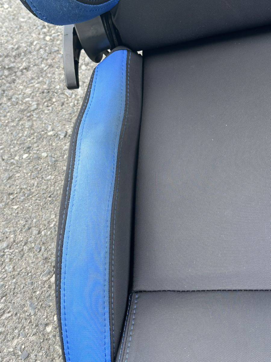 スパルコ セミバケットシート R100J 青／黒_7