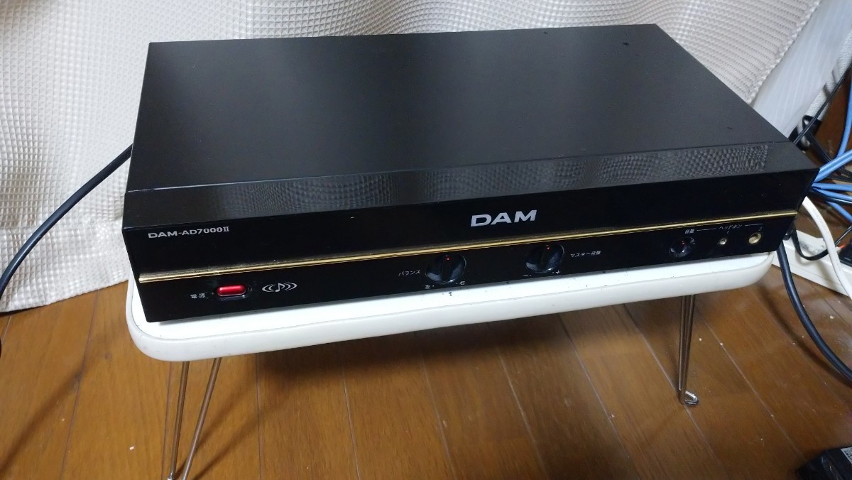 第一興商 DAM-AD7000 パワーアンプ USED カラオケ機材 ☆月2248 DAM DAM-