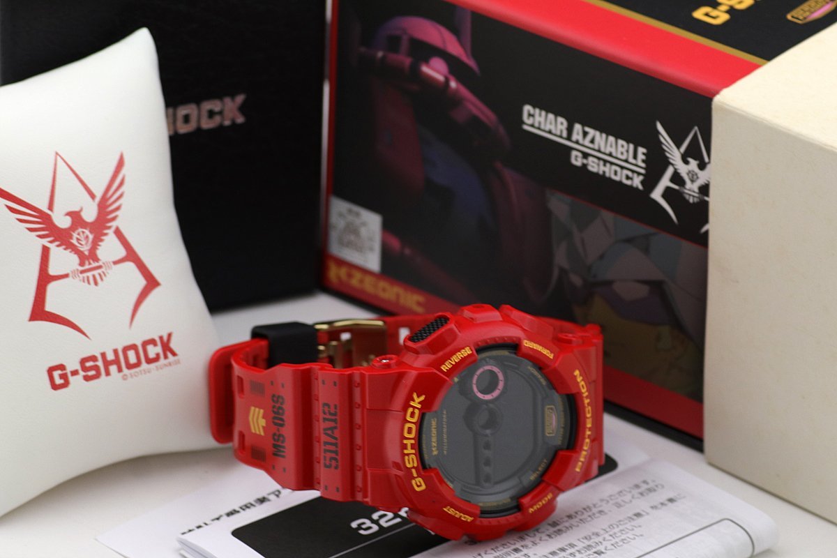 1円～ 未使用保管品 CASIO G-SHOCK ガンダム35周年 CHAR AZNABLE 