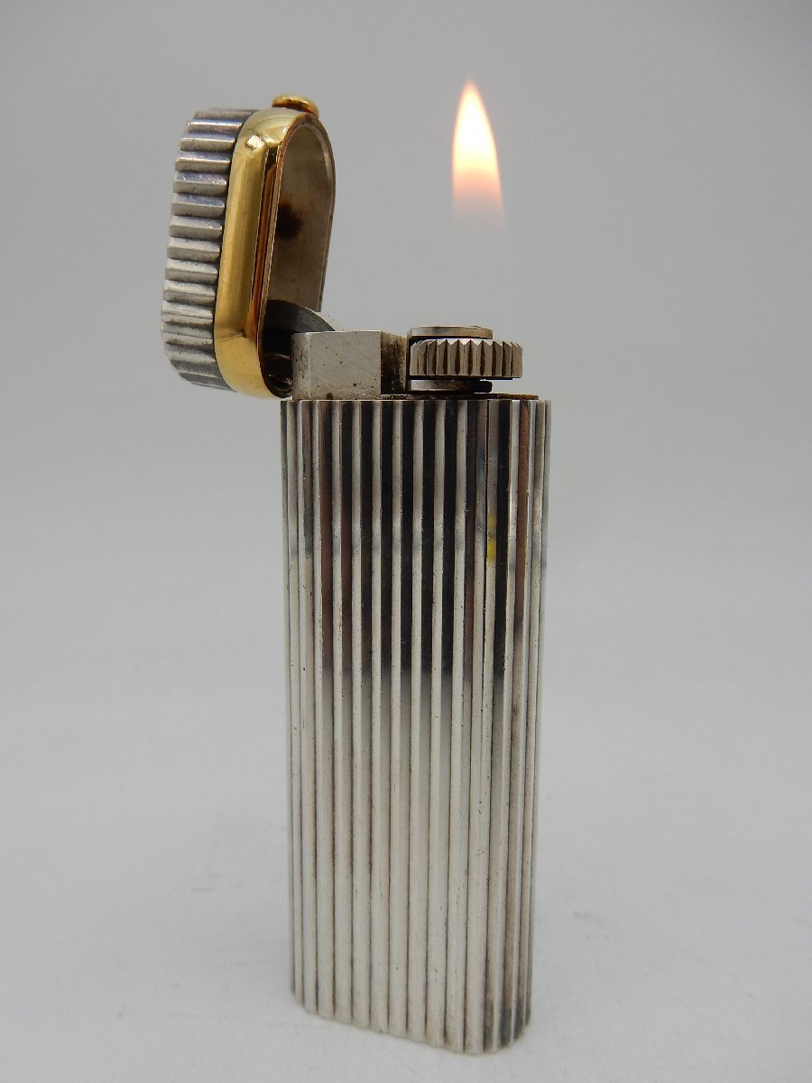 【SALE，お得】 Cartier カルティエ ゴドロン ライター 1Pサファイア シルバー ゴールド 現状 1(カルティエ)｜売買されたオークション情報、yahooの商品情報をアーカイブ公開 - オークファン カルティエ