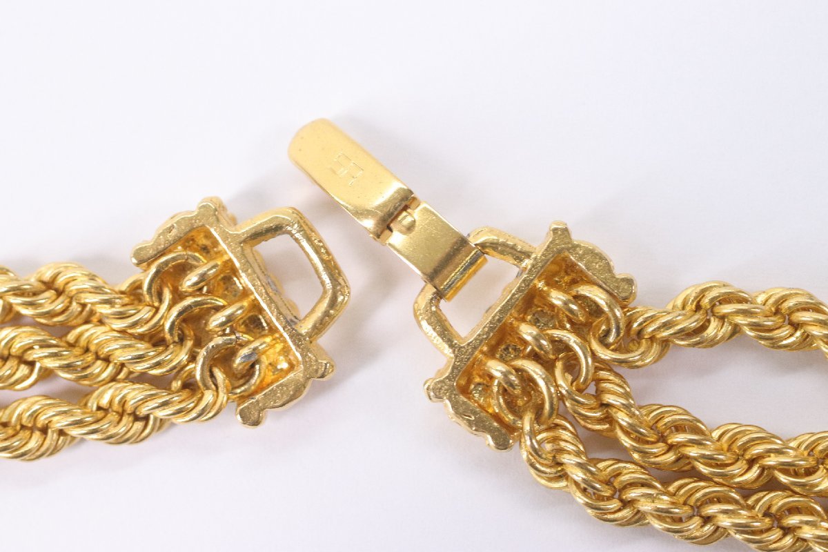 SONIA RYKIEL ソニア リキエル SR ヴィンテージ ゴールドカラー