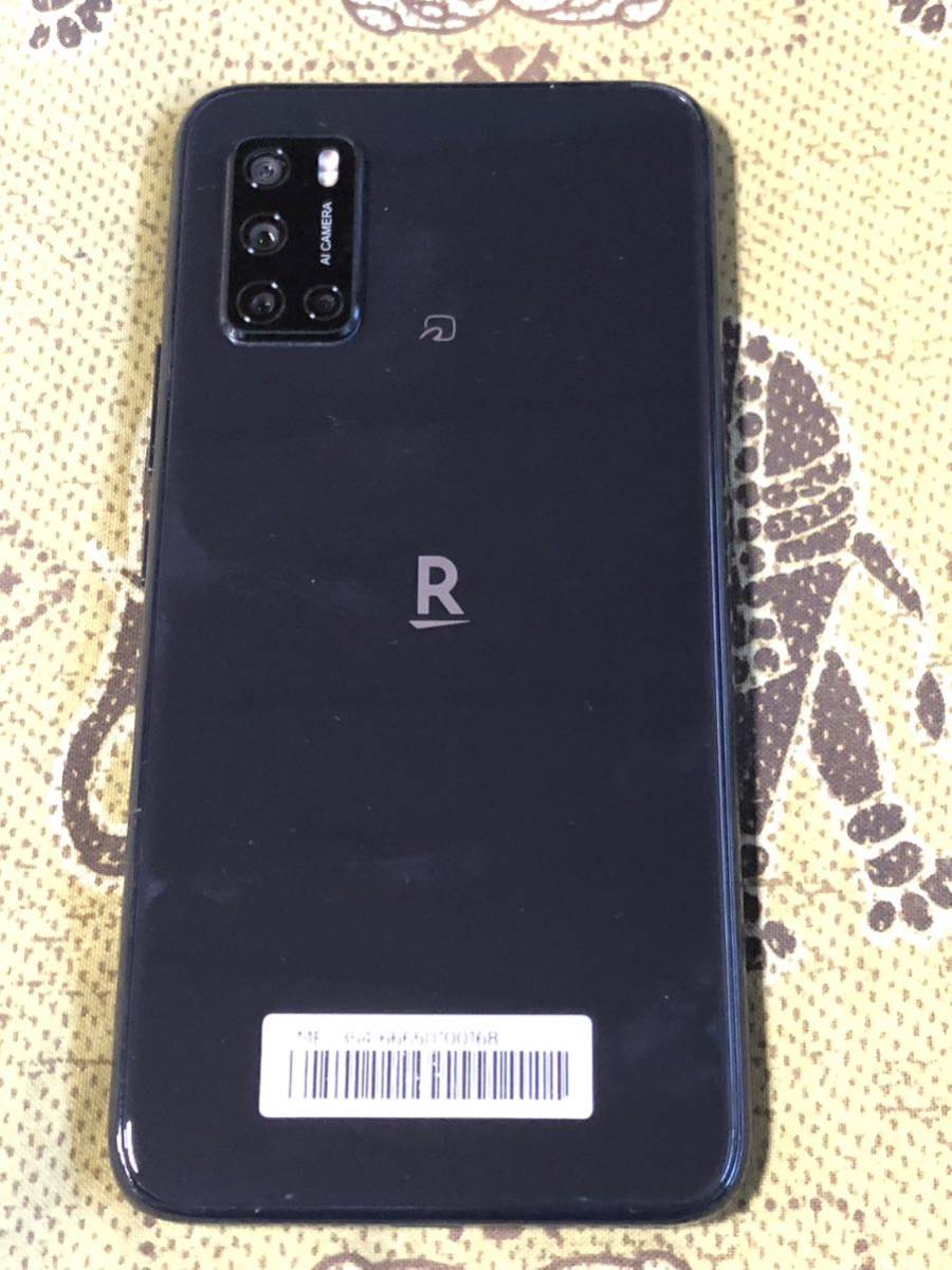 ジャンク品 RAKUTEN BIGs 3917JR ブラック 128GB 楽天モバイル スマホ本体 送料無料 部品 分解などに P67