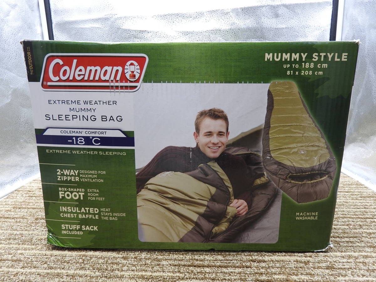 Coleman コールマン◇エクストリームウェザー マミー型 スリーピング