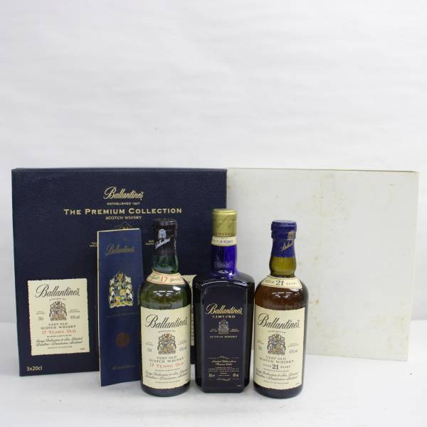 3本セット】Ballantines（バランタイン）ベビーボトル各種（17年