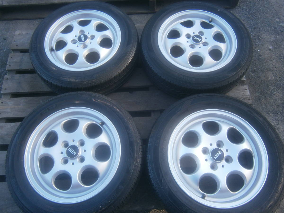 BMWミニ純正！ミニクーパー。175/65-15。4本セット。バリ山。ガリ傷無し。