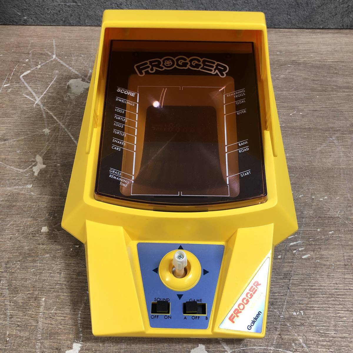 当時物 美品 学研 LSIゲーム フロッガー 動作OK 箱 説明書 ACアダプター付き 昭和レトロ コナミ KONAMI 菊MZ フロッガー 学研 LSIゲーム