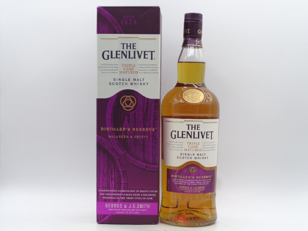 The GLENLIVET TRIPLE CASK グレンリベット トリプルカスク シングルモルト スコッチ ウイスキー 箱入 未開封 古酒 1000ml X237617