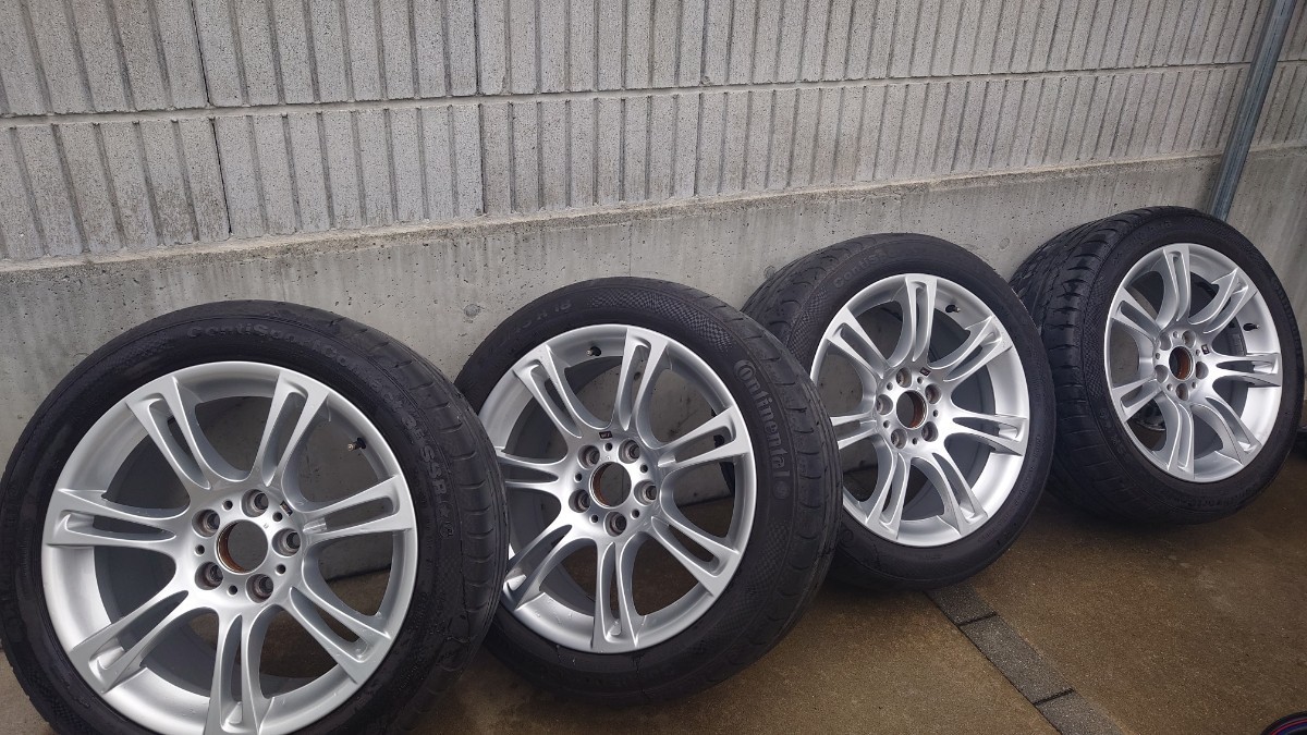 BMW 5シリーズ F10 F11 純正アルミ 4本 18インチ 8J+30 9J+44 PCD120