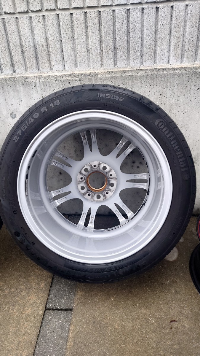 BMW 5シリーズ F10 F11 純正アルミ 4本 18インチ 8J+30 9J+44 PCD120