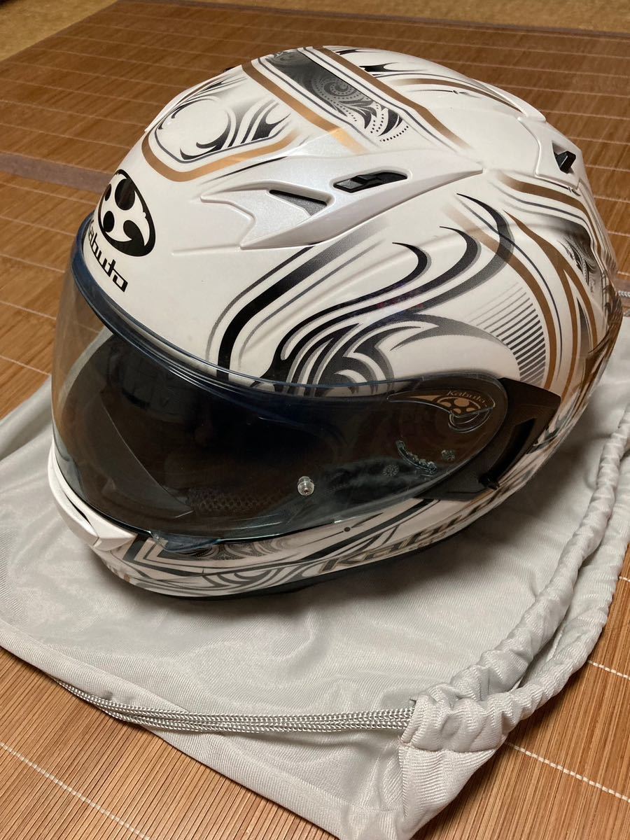 OGK KABUTO KAMUI-3 JAG パールホワイトゴールド L59-60cm