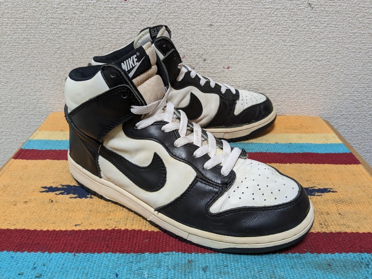 08年製！☆ビンテージ仕様モデル！ ダンク high VNTG panda 黒×白 dunk 