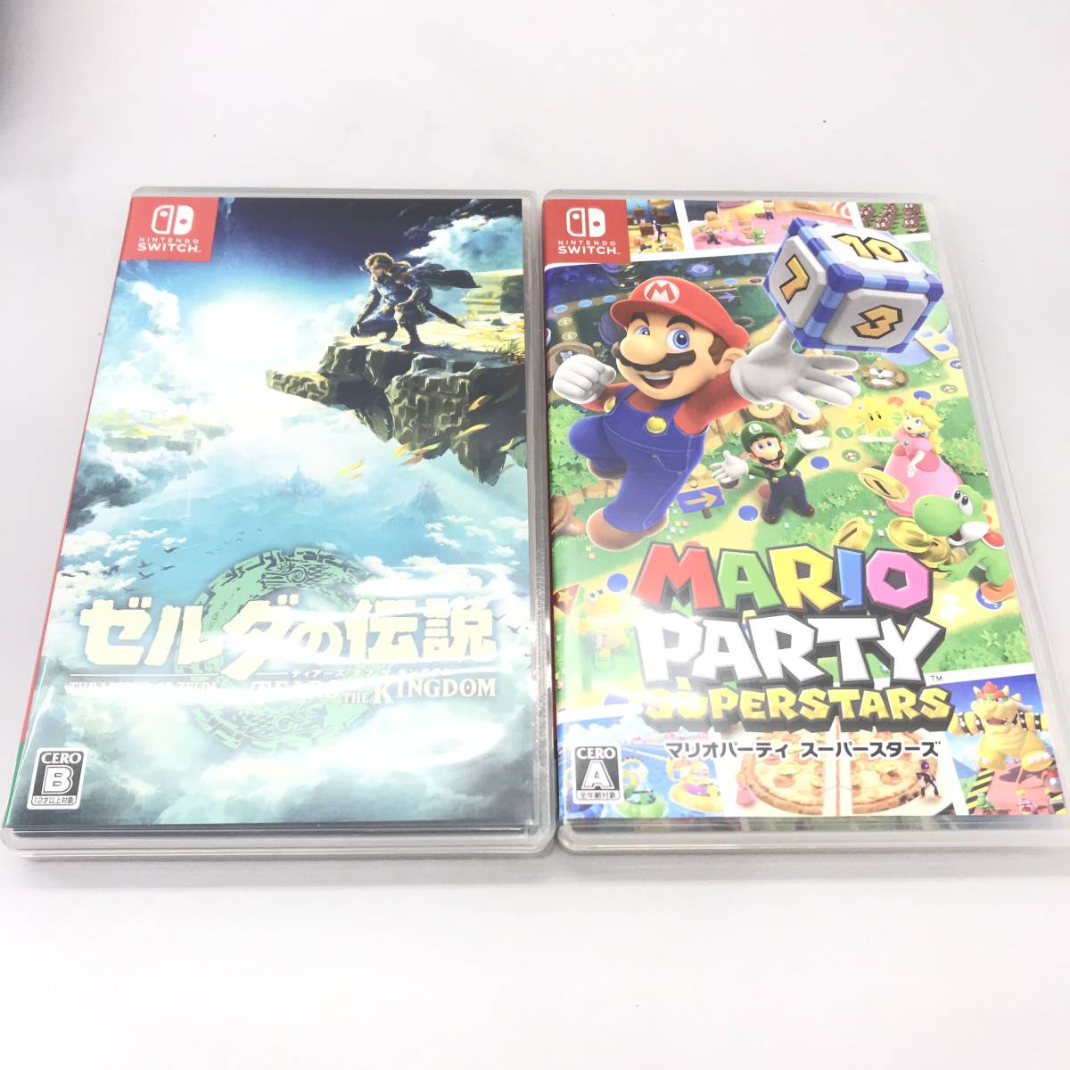 ■Switchソフト【ゼルダの伝説 ティアーズ オブ ザ キングダム/マリオパーティスーパースターズ 】送料無料/１円～（S02）