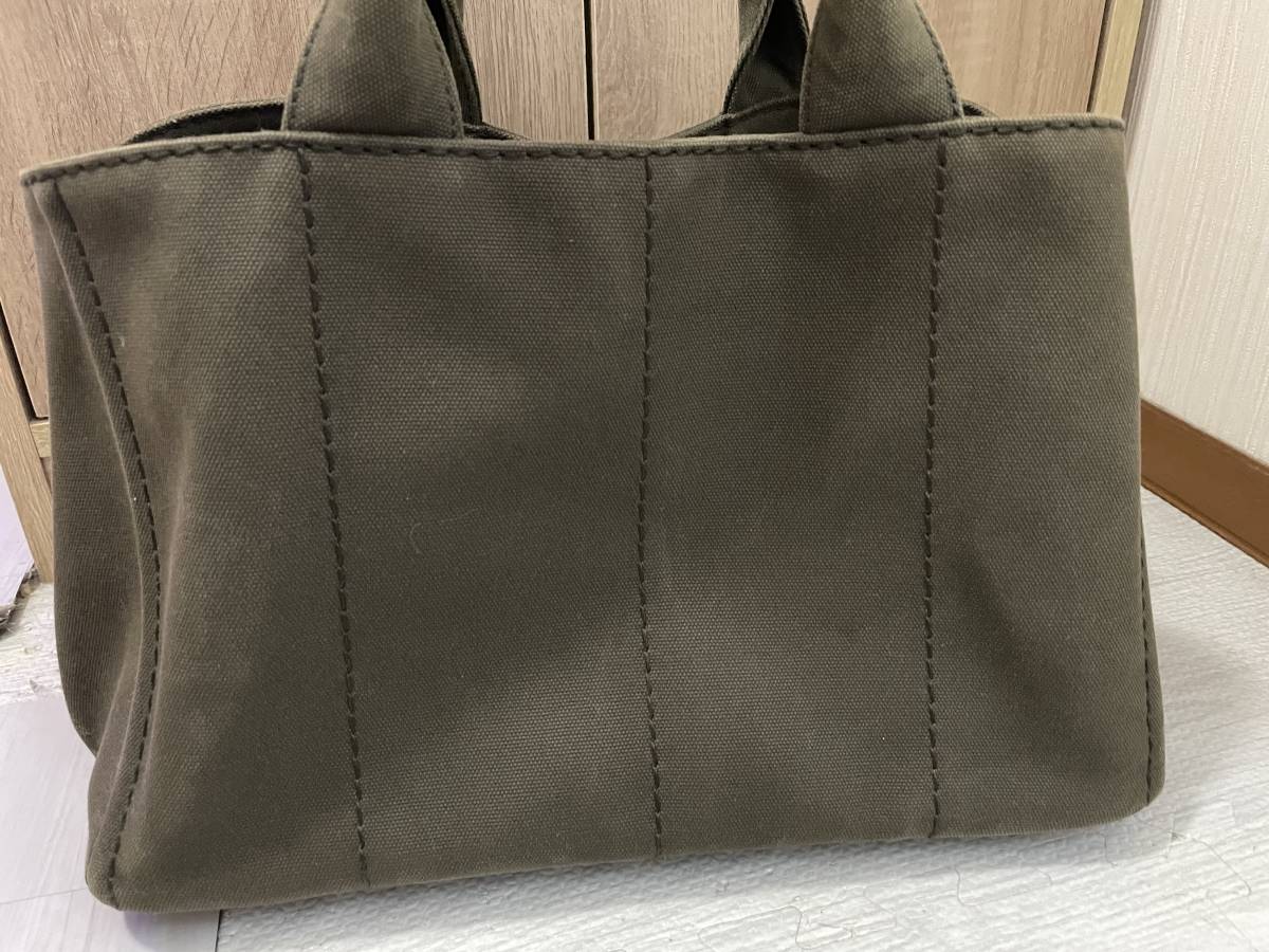 プラダ PRADA カナパ トートバッグ ビジュー キャンバス 質屋PRADA