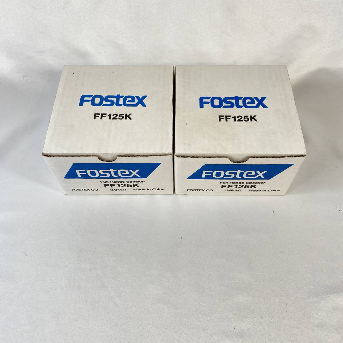 未使用品】FOSTEX FF125K ペアセット フルレンジスピーカーユニット 