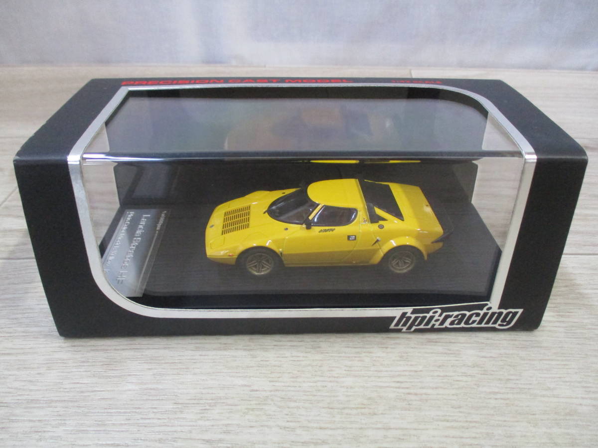 中古品 1/43 hpiレーシング ランチア ストラトス HF イエロー 1/43 hpi-racing ランチア・ストラトス HF イエロー ランチア