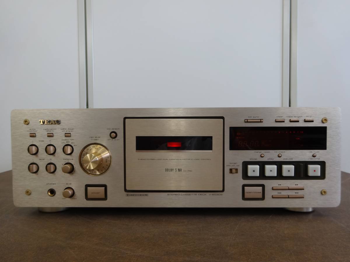 ジャンク TEAC ティアック カセットデッキ V-6030s ジャンクTEAC