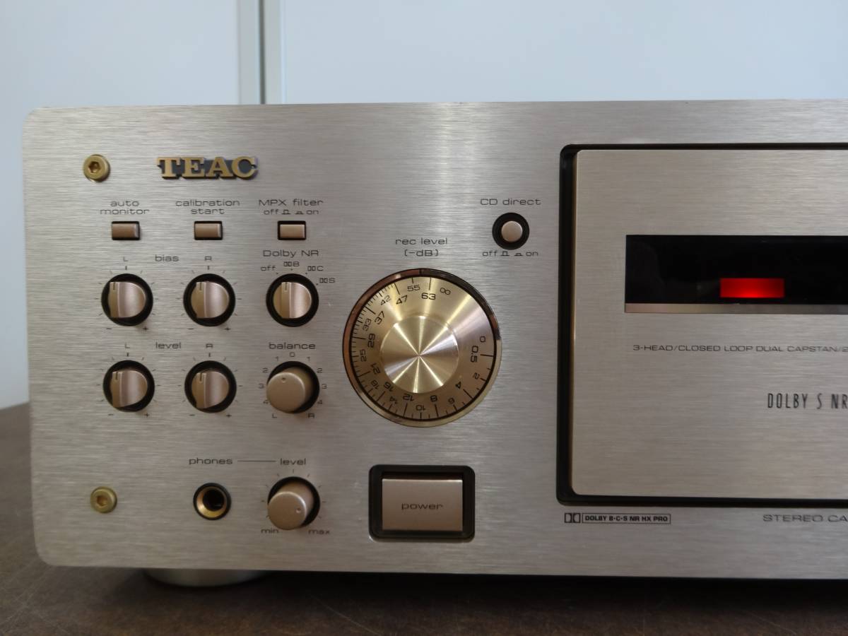 ジャンク TEAC ティアック カセットデッキ V-6030s ジャンクTEAC