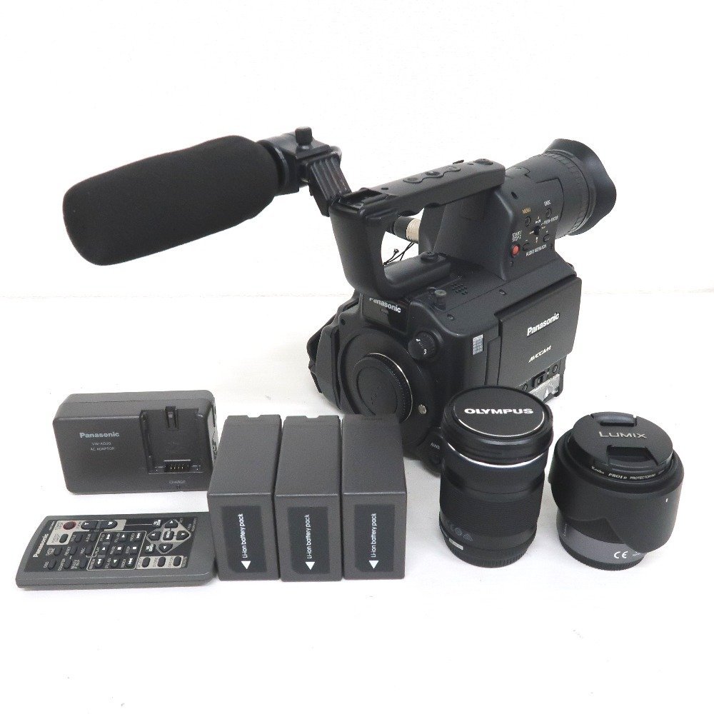 IT21321 パナソニック ビデオカメラ 業務用 AG-AF105 レンズ付き Panasonic ジャンク品