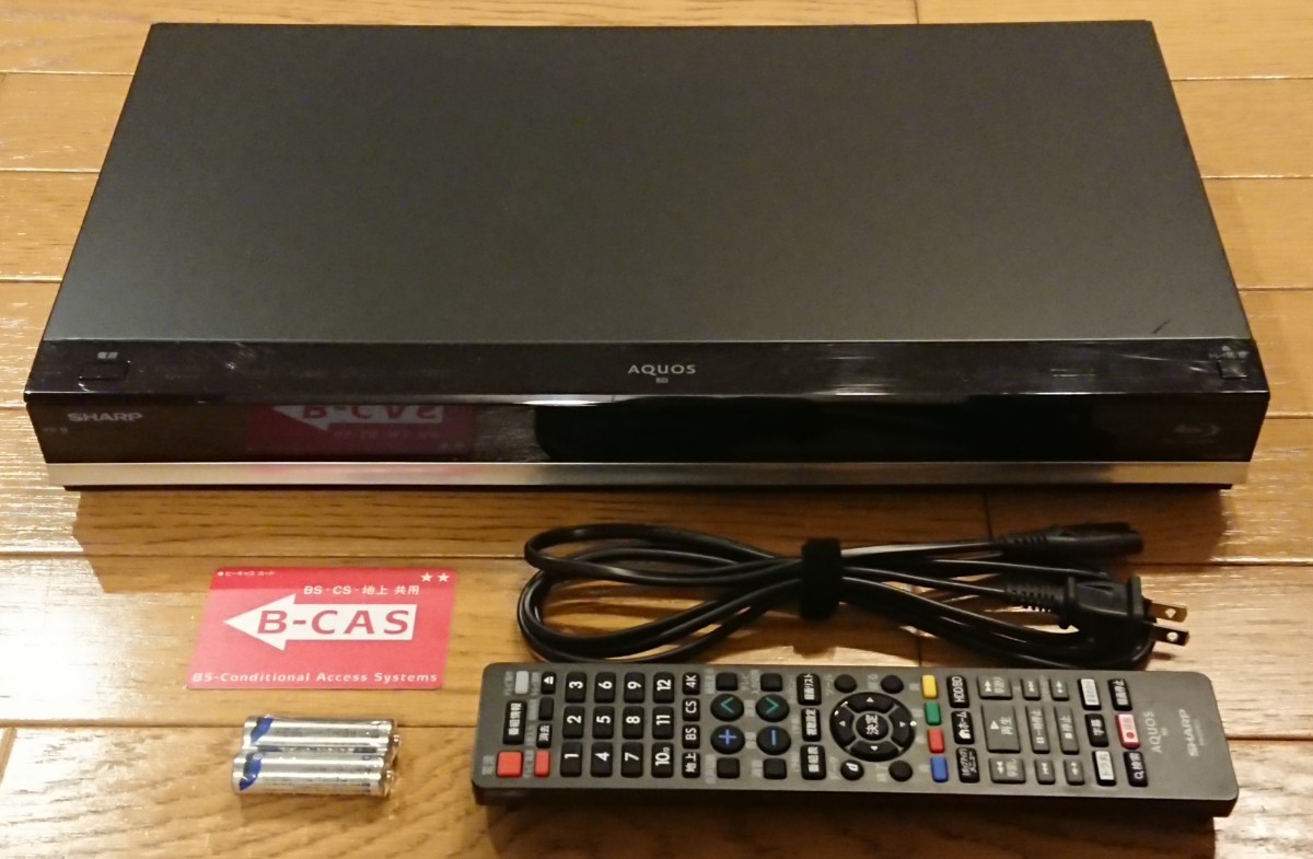 1TB シャープ AQUOS BDレコーダー☆BD-NW1100☆リモコン付 7 ☆【中古】SHARP AQUOS ブルーレイディスクレコーダー BD-NW1100