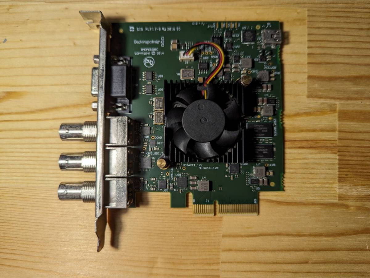 Blackmagic Design キャプチャ再生ボード DeckLink SDI 4K 6G-SDI