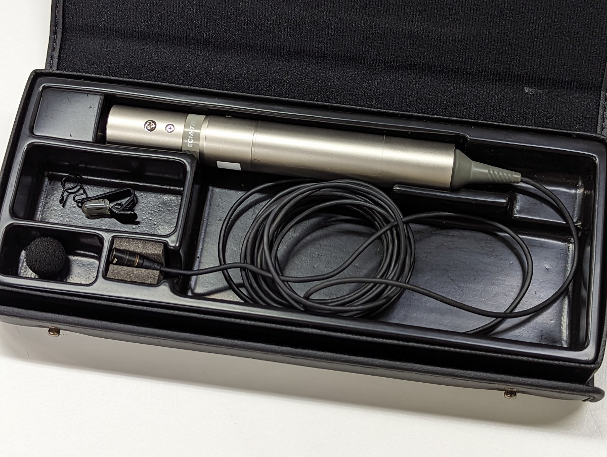 SONY ECM-77B エレクトレット コンデンサーマイク