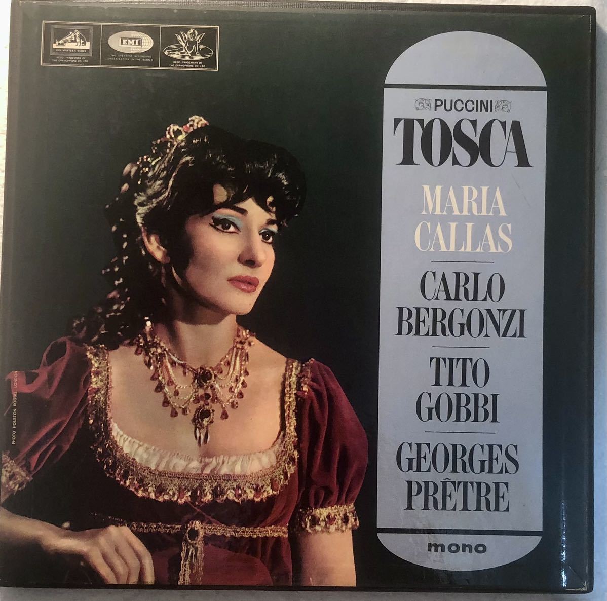 英 HMV マリア・カラス トスカ 全曲 2LP 初版 【公式通販】