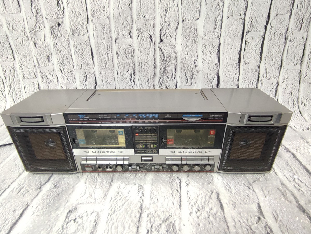 未成年かも！？ VICTOR ビクター PC-R88 カセットレコーダー ビンテージ 2522-4