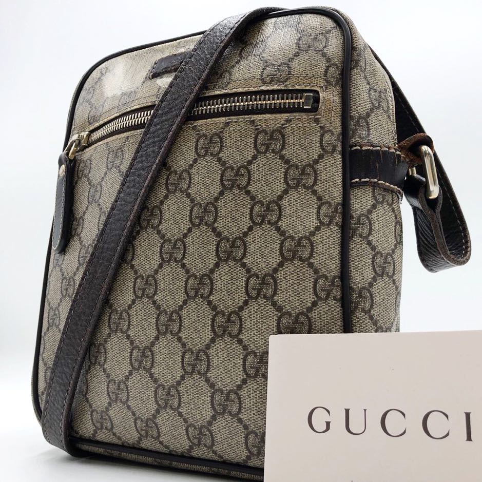 GUCCI グッチ メンズ レザーベルト ゴールドバックル ブラウン