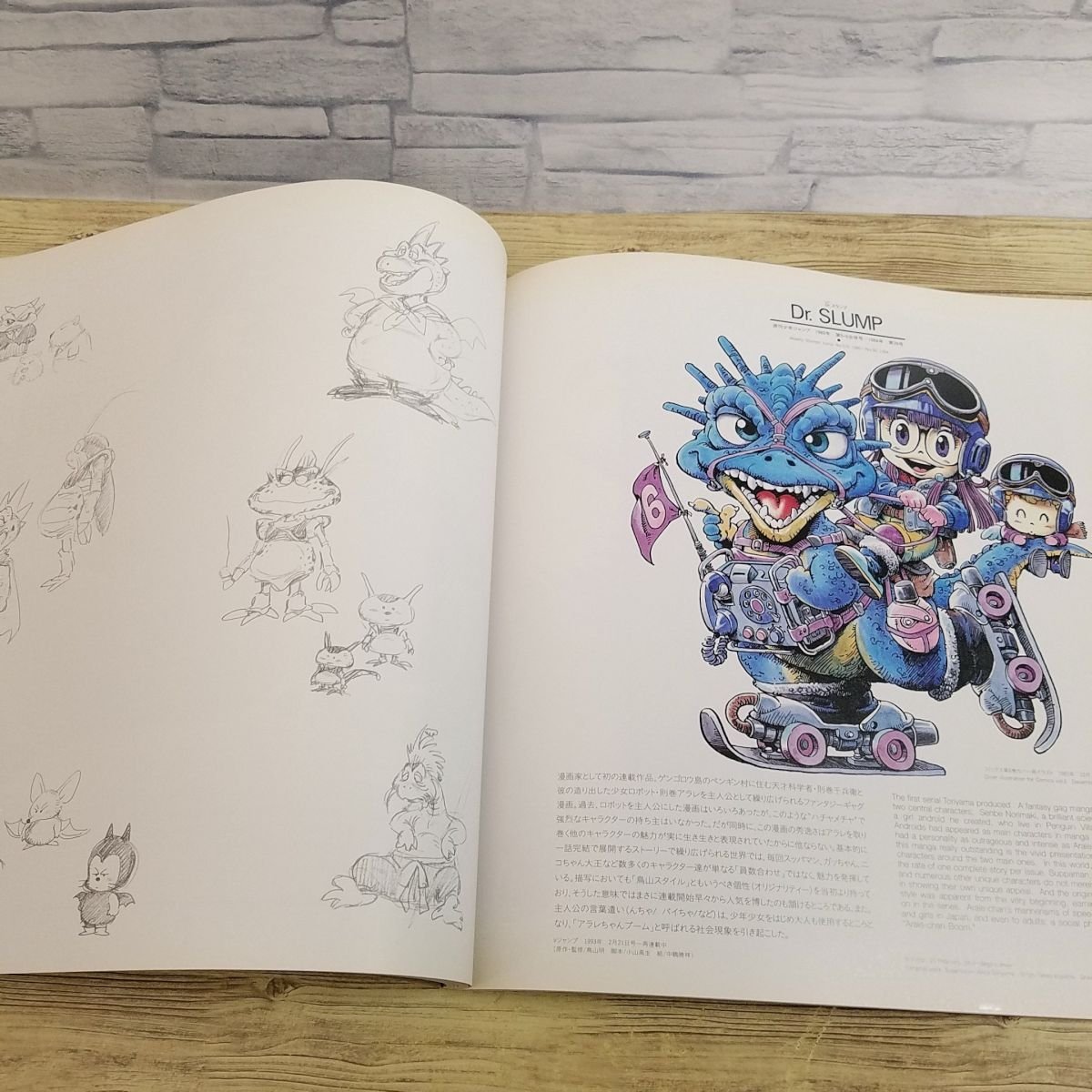 ドラゴンボール 1993年 Dr.スランプ - イラスト集[鳥山明の世界 図録 