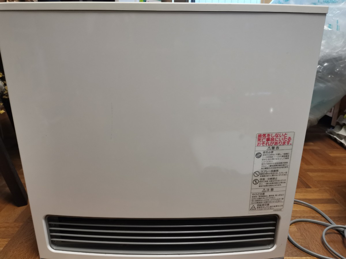 取説 ホース付 ノーリツ ガスファンヒーター GFH-4002S 都市ガス