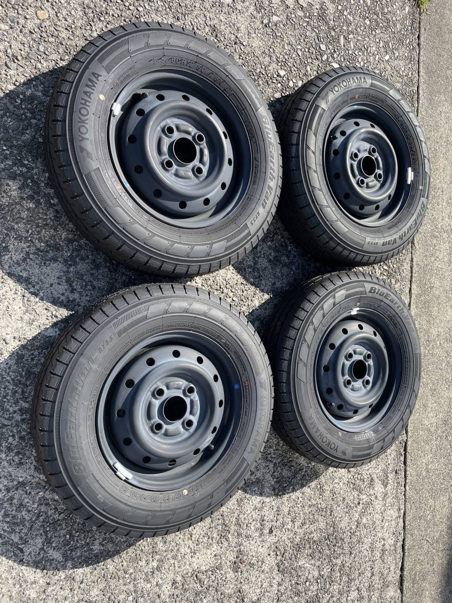 新車外し 2022年製 ハイゼット 145/80R12 夏タイヤ 4本セット 22年製
