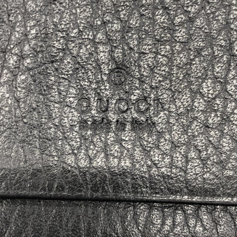 GUCCI グッチ 二つ折り財布 ブラック 456126.534563【BJAG1047