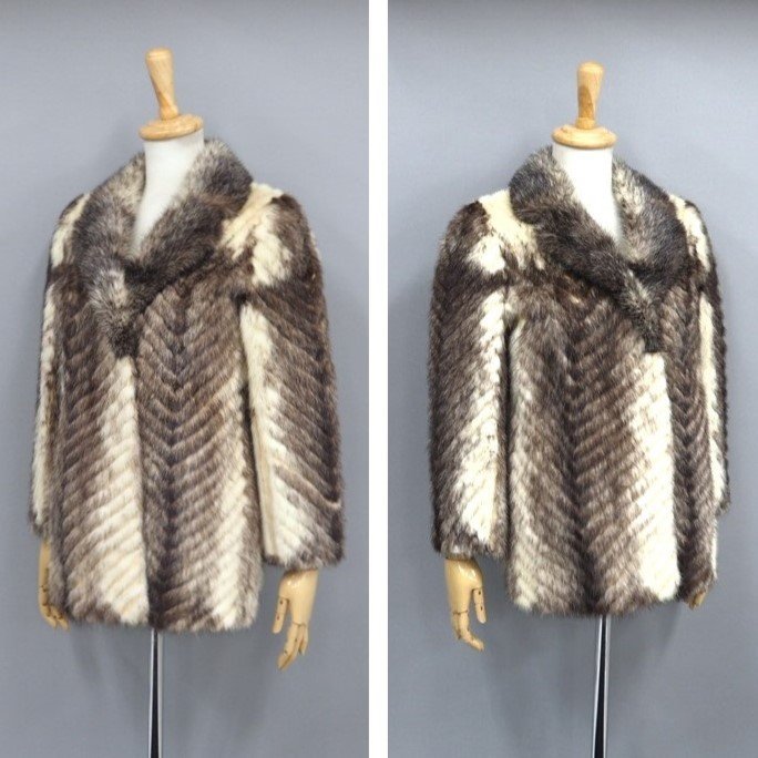 レディース ファーコート 毛皮コート 高級 フェイクファー 美容室 美品