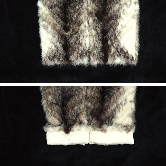 レディース ファーコート 毛皮コート 高級 フェイクファー 美容室 美品