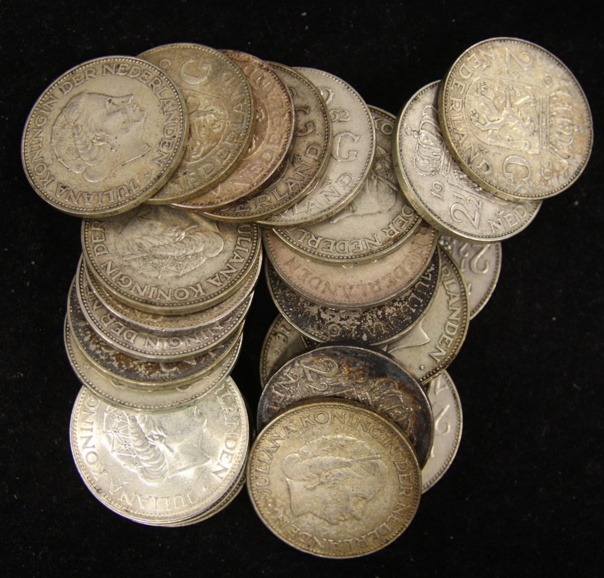 オランダ 2.5ギルダー銀貨 25枚 まとめて おまとめ 銀貨 オランダ銀貨 古銭 コイン 硬貨の入札履歴 - 入札者の順位