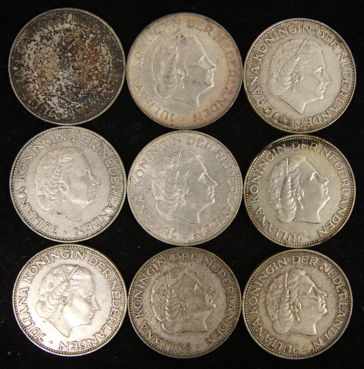 外国銀貨　オランダ2.5 G銀貨　1872年 美術品・アンティーク・コレクション 外国銀貨 オランダ2.5 G銀貨 1872年